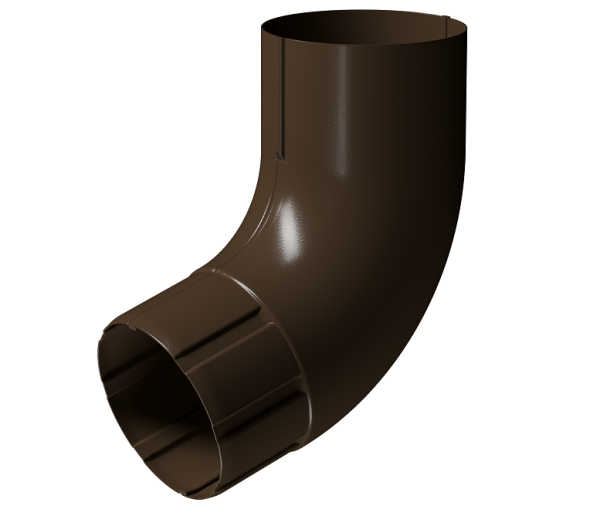 Колено 72° D90 Döcke STAL PREMIUM Каштан, (RAL 8017) купить в Бронницах