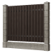 Заборная доска GRINDERDECO, ДПК, тиснение "дуб" Венге купить в Бронницах