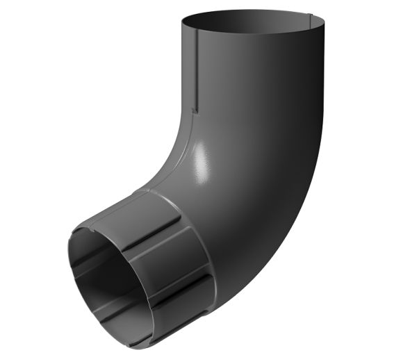 Колено 72° D90 Döcke STAL PREMIUM Графит, (RAL 7024) купить в Бронницах