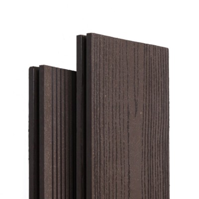 Террасная доска из ДПК ECODECKING Экстра плюс Шоколад