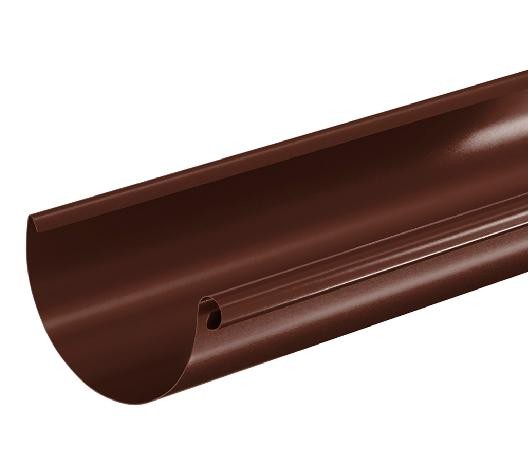 Водосток Aquasistem, система 150/100 - Водосточный желоб 3.00м RAL 8017 Коричневый купить в Бронницах