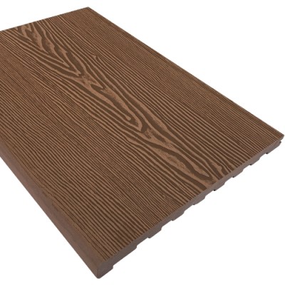 Ступень EasyDecking Wood-Х 348х22 Коричневый 3D