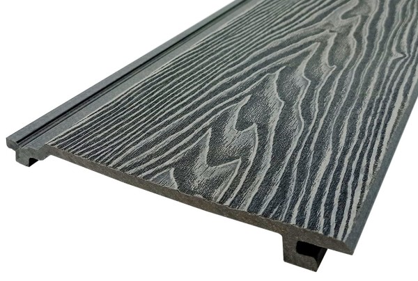 Сайдинг Darvolex 185x19x3000мм, 3D тиснение Серый купить в Бронницах