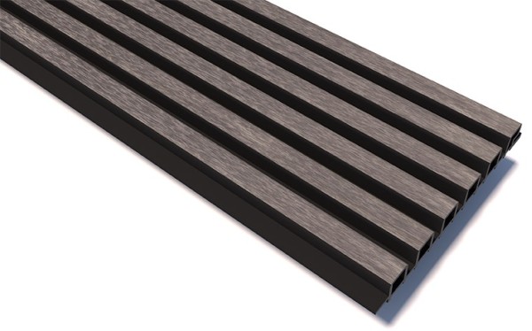Реечные панели WOODVEX Lines Ultra Smoke gray купить в Бронницах