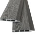 Заборная панель шип-паз EasyDecking Wood-Х 146х20 Серый купить в Бронницах