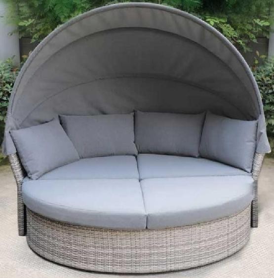 Диван-Трансформер AFINA плетеный из иск. ротанга AFM-325G Grey купить в Бронницах