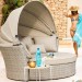 Диван-Трансформер AFINA плетеный из иск. ротанга AFM-325 Beige купить в Бронницах
