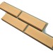 Фасадная плитка Кирисс Фасад Гладкий кирпич с фаской с расшивкой шва № 14 купить в Бронницах