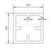 Столб SEQUOIA Evolution 3D WOOD BLACK купить в Бронницах