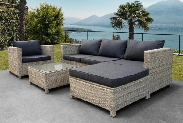 Комплект мебели AFINA плетеной из иск. ротанга YR821G Grey/Grey купить в Бронницах