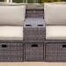 Комплект мебели AFINA плетеной из иск. ротанга AFM-330B Brown купить в Бронницах