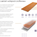 Фибросайдинг DECOVER 3600 x 190 x 8 мм Snow купить в Бронницах