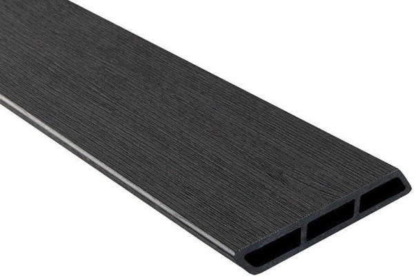 Доска Ромбус 3D ДПК Outdoor STORM BLACK черная купить в Бронницах