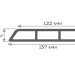 Доска Ромбус 3D ДПК Outdoor STORM GREY серая микс купить в Бронницах