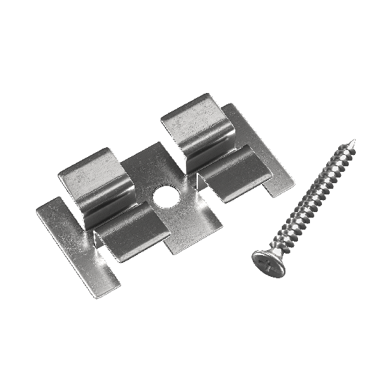Клипса с саморезом, Grinder шовный монтаж 5 mm купить в Бронницах