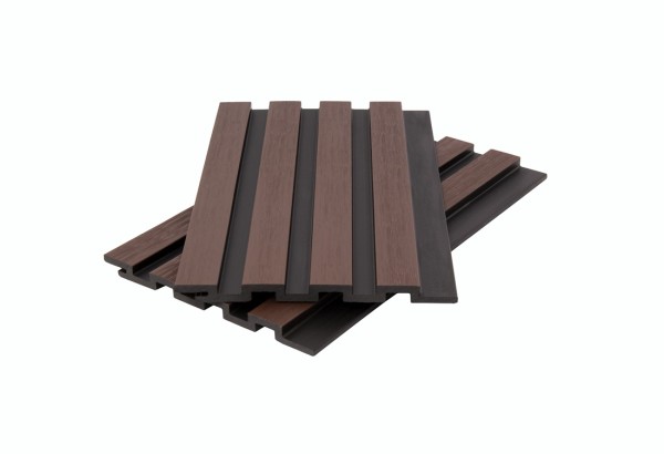 Стеновая панель брусковая двухцветная co-extrusion, chocolate mix купить в Бронницах