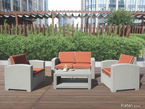Уличные диваны и кресла коллекции Rattan Premium 4 купить в Бронницах