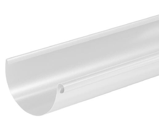 Водосток Aquasistem, система 125x90 - Водосточный желоб 3.00м RAL 9003 Белый купить в Бронницах