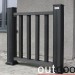 Ограждение из ДПК Outdoor Классик 3D STORM чёрный купить в Бронницах