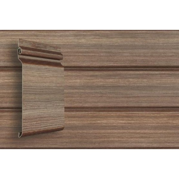 Виниловый сайдинг Grand Line Natural-Брус Tundra - Кедр купить в Бронницах