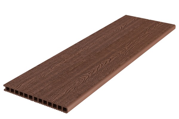 Ступень ДПК Deckron Woodlike 317x28x4000 мм, коричневый купить в Бронницах