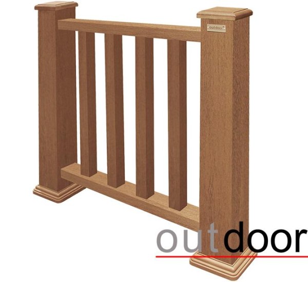 Ограждение из ДПК Outdoor Классик 3D STORM дуб купить в Бронницах