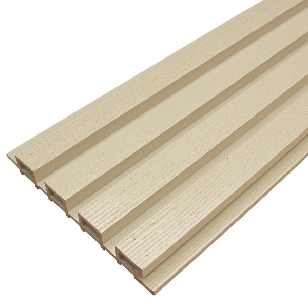 Фасадная доска из ДПК Faynag Wood Рейка Слоновая кость купить в Бронницах