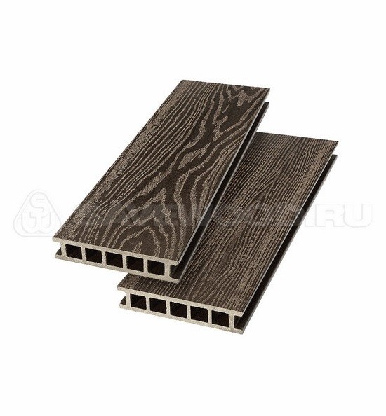 Террасная доска из ДПК SW-Fagus «SaveWood» темно-коричневый купить в Бронницах