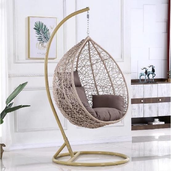 Кресло Подвесное из искусственного ротанга AFM-169A-LB Beige купить в Бронницах
