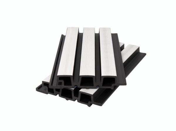 Фасадная панель брусковая двухцветная co-extrusion, white купить в Бронницах