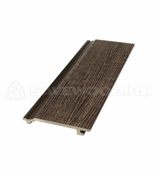 Сайдинг из дпк savewood sw-sorbus радиальный распил темно-коричневый купить в Бронницах