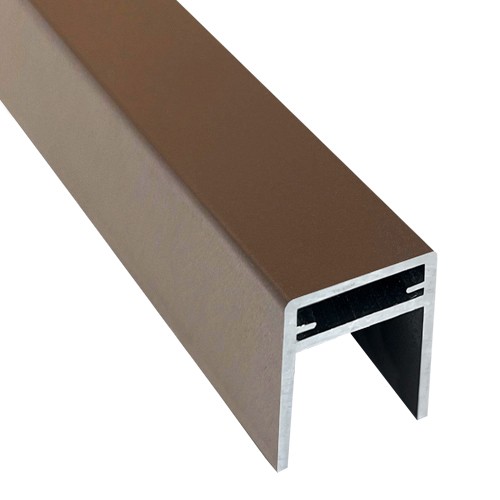П-профиль Алюминиевый EasyDecking 35x25 Венге купить в Бронницах