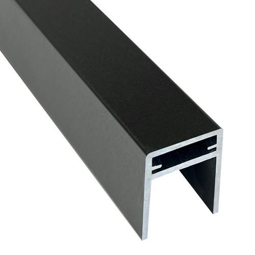 П-профиль Алюминиевый EasyDecking 35x25 Черное дерево купить в Бронницах