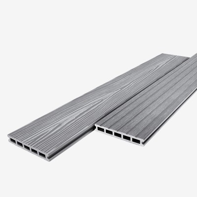 Террасная доска из ДПК RusDecking Unodeck Mogano - Серый