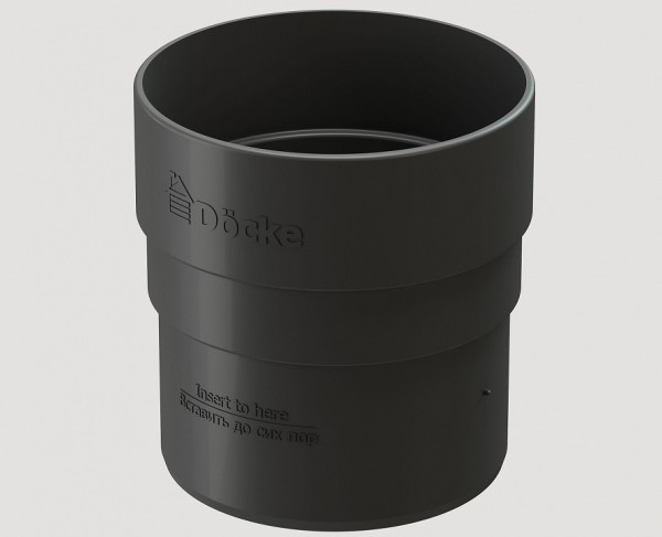 Муфта соединительная ПВХ Docke STANDART серый купить в Бронницах