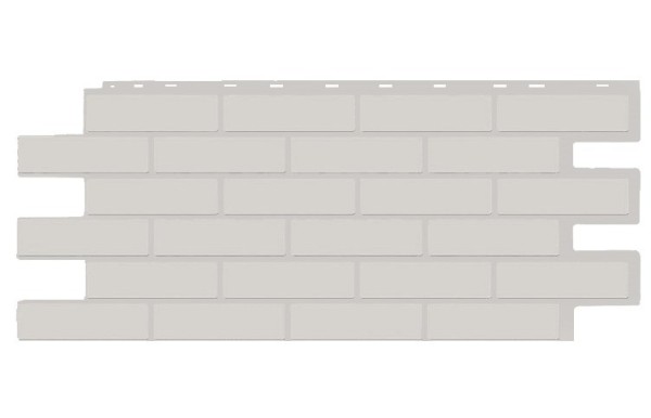 Фасадная панель T-Siding Кирпич Модерн Эко Уайт купить в Бронницах