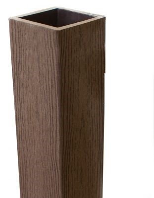 Столб опорный Woodvex Co-Extrusion Темно - Коричневый купить в Бронницах