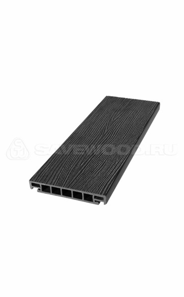 Террасная доска из ДПК SW Salix (S) (R) черный купить в Бронницах